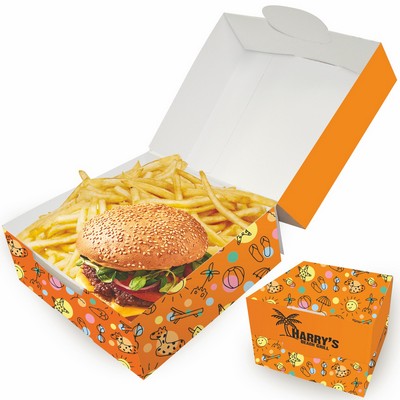 Jumbo Clamshell Burger Box 6.75"x6.125"x4.375"