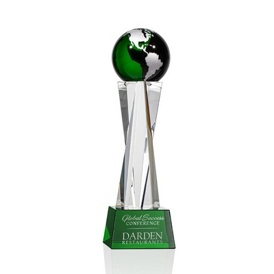 Havant Globe Award - Green/Silver 11½"