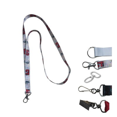 3/4" Dye-Sublimated Lanyard