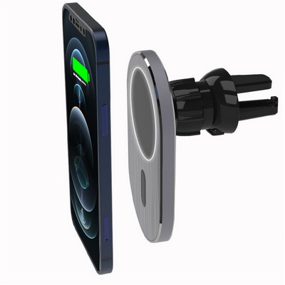 Magnetic Wireless Car Charger with LED Display