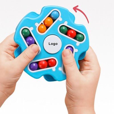 Double-Sided Rotating Magic Bean Stress Relief Toy