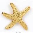 Gold Starfish Stock Cast Pin