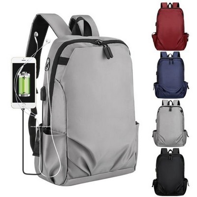 Anti Theft Laptop Backpack With USB Charging Port And Lock