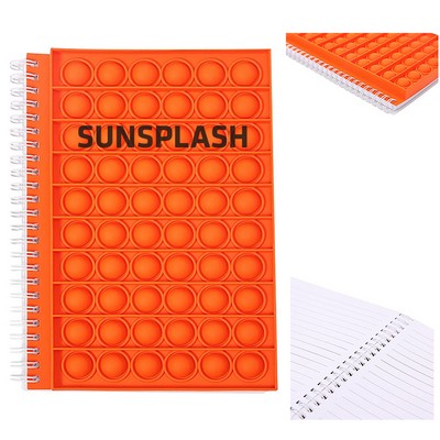 Push Bubble A6 bubble fidget notebook-80 sheets