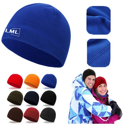 Winter Warm Polar Fleece Beanie Hat