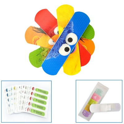 Custom Waterproof Plastic Full Color Adhesive Bandage Or Band-Aid