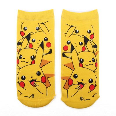 Pokemon Low Cut Short Yellow