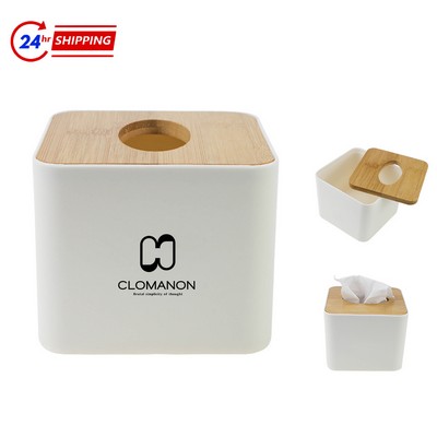 Wooden Tissue Box