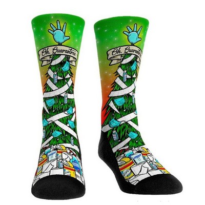 Unisex Christmas Printed Cotton Socks