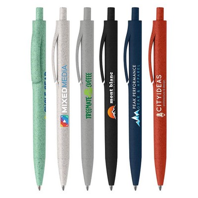 Zen - Eco Wheat Plastic Pen - Full Color