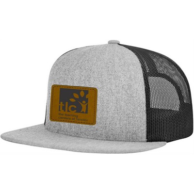 Richardson 511 Snapback Wool Blend Flatbill Trucker Hat