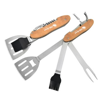 5 In 1 Multi-Purpose BBQ Tool