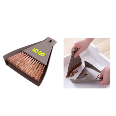 Mini Hand Whisk Broom Brush And Snap-On Dustpan Set