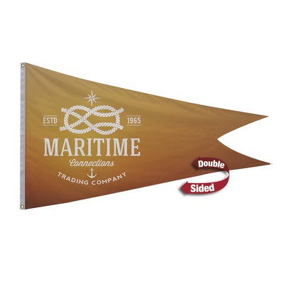 3' x 5' Polyester Burgee Flag Double-Sided