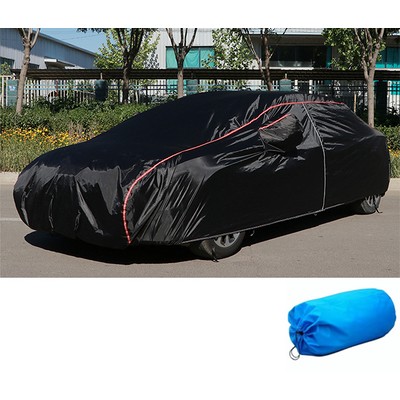 DuPont Oxford Size #3L Black Weatherproof Car Cover