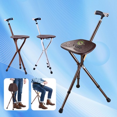 Folding Walking Cane Seat