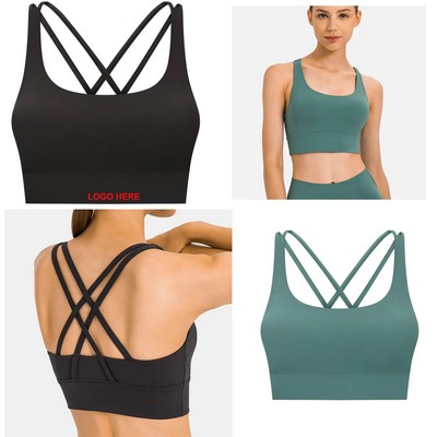 Padded Strappy Sports Bras for Women