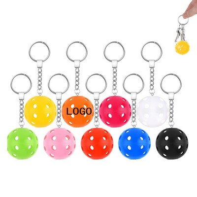 26 Holes Pickleball Keychain