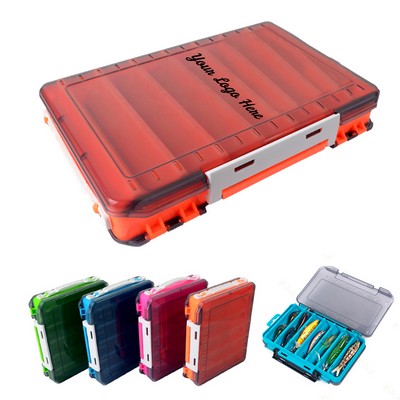 Two-Sided Fishing Tackle Storage Box