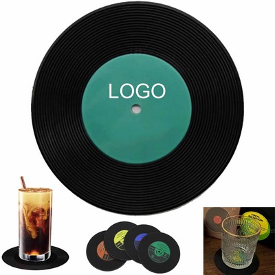 Vinyl Record Drink Coaster