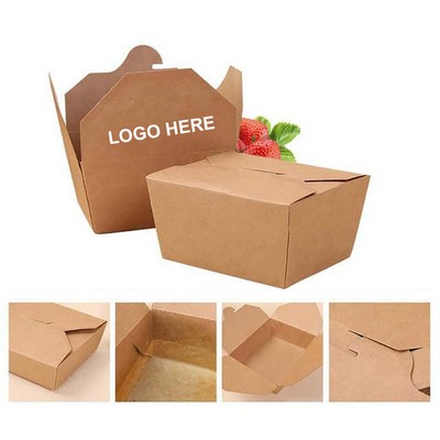 Disposable Kraft Takeout Box