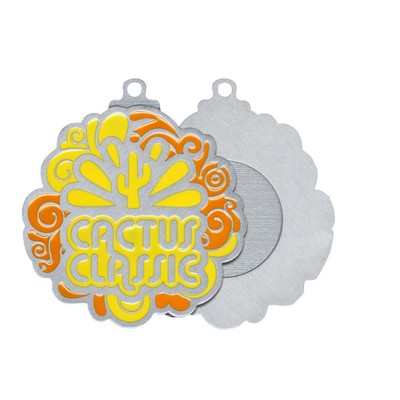 Spin Cast Double-Faced Medal (2 1/2")