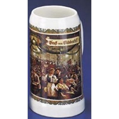 Oktoberfest Bier Tent Stein Mug Without Lid