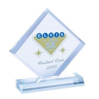 Beveled Diamond Acrylic Award (5" x 5")