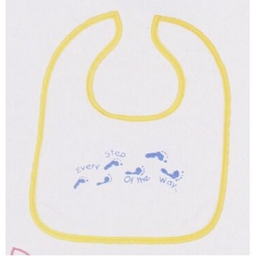 Soft Terry Baby Bib w/ Velcro Closure