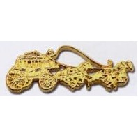 Stock Western Motifs Lapel Pins (Stage Coach)