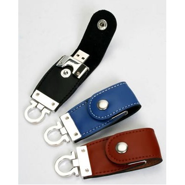 Leather Style #3 USB Flash Drive (256MB)