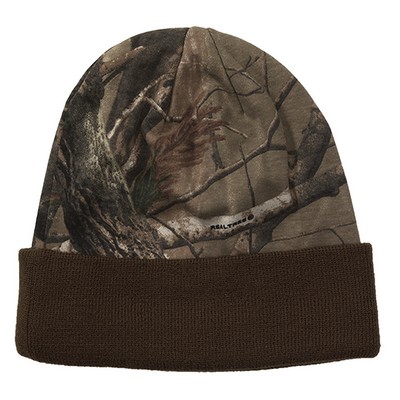 Kati Camo 12" Knit Beanie (Embroidery)