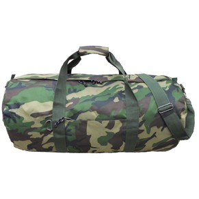 30" Polyester Woodland Camo Roll Bag (30"x15")