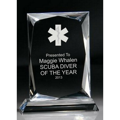 Rectangular Crystal Award (8"x 5")