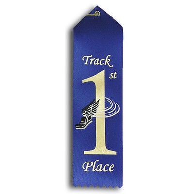 Stock Track Event Ribbon - 1st Place