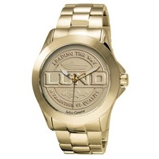 Intrigue Medallion Gold Stainless Steel Man's Watch