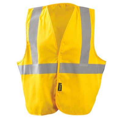 Cotton Rich Flame Resistant FR® Non-ANSI Solid Vest - Not ANSI compliant for traffic safety