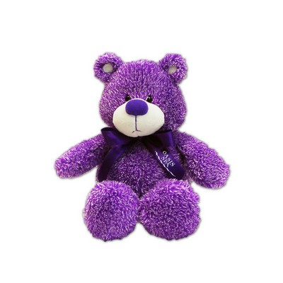 Custom Plush Purple Bear