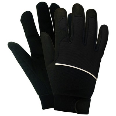 M100 Medium Black Mechanics Gloves