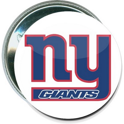 Football - New York Giants, 3 - 2 1/4 Inch Round Button