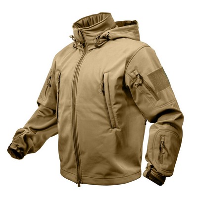 Coyote Brown Special Ops Tactical Soft Shell Jacket (4XL)