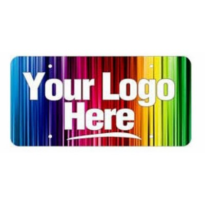 .015 Full Color Digital Matte Plastic Poly-Ad License Plates