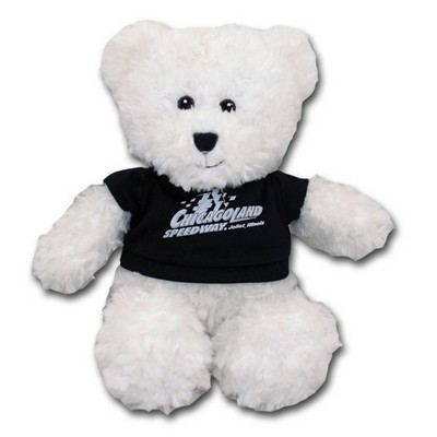 Everyday Critter White 12" Classic Teddy Bear w/ Embroidered Eye