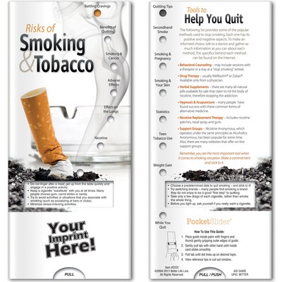 Pocket Slider - Risks of Smoking and Tobacco