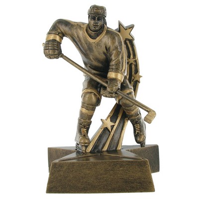 Resin 6" Female Ice Hocky Trophy Award