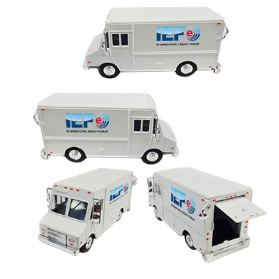 1/48 Scale 5 1/2" Diecast Metal Step Van with Full Color Decals (Both Sides- same logo)