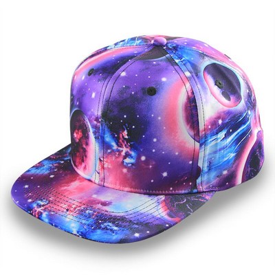 Flat Bill Sublimated Snapback Cap