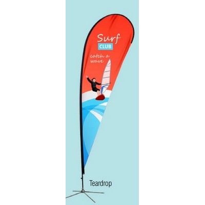 11' 4 Oz. Polyester Teardrop Flag (45"x 97")