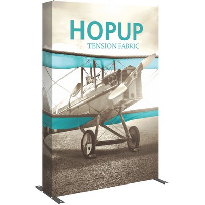 Hopup™ 5.5ft Full Height Straight Display & Fitted Graphic