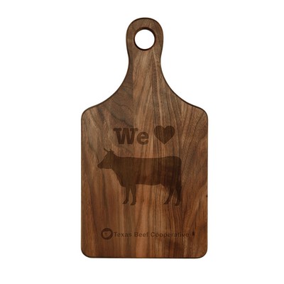 Walnut Paddle Shaped Cutting Board (13½"x7")